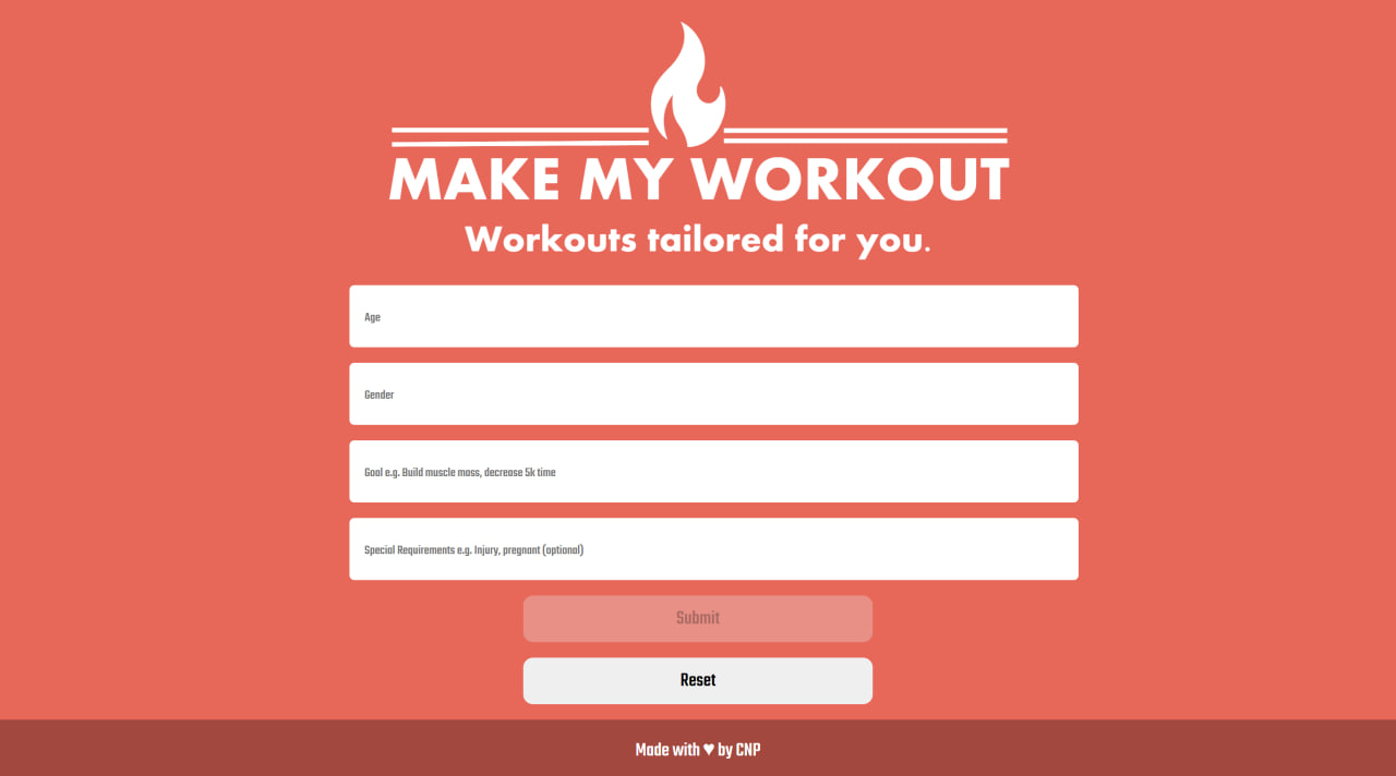 You are currently viewing Make My Workout