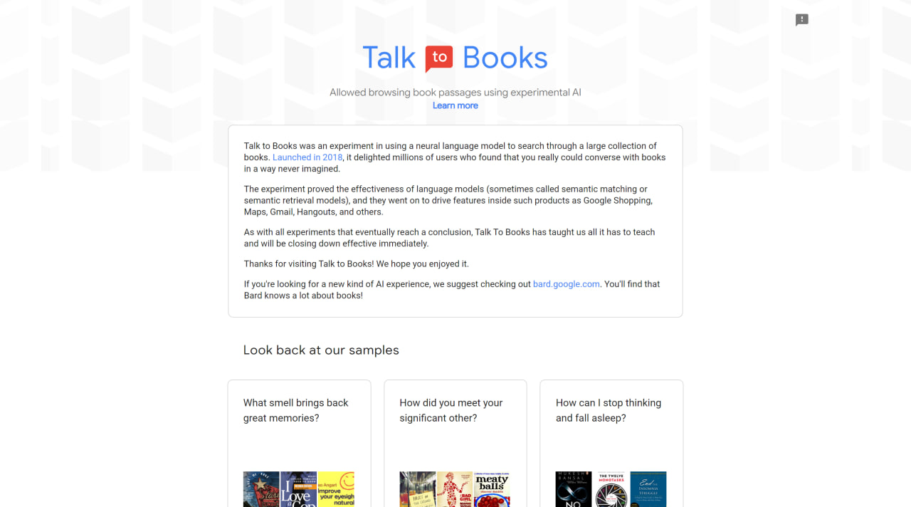 You are currently viewing Talk To Books