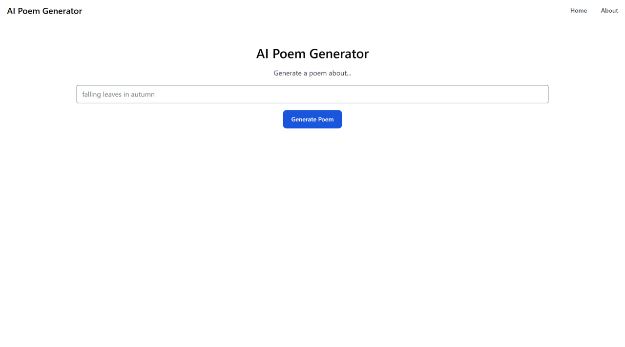 You are currently viewing AI Poem Generator