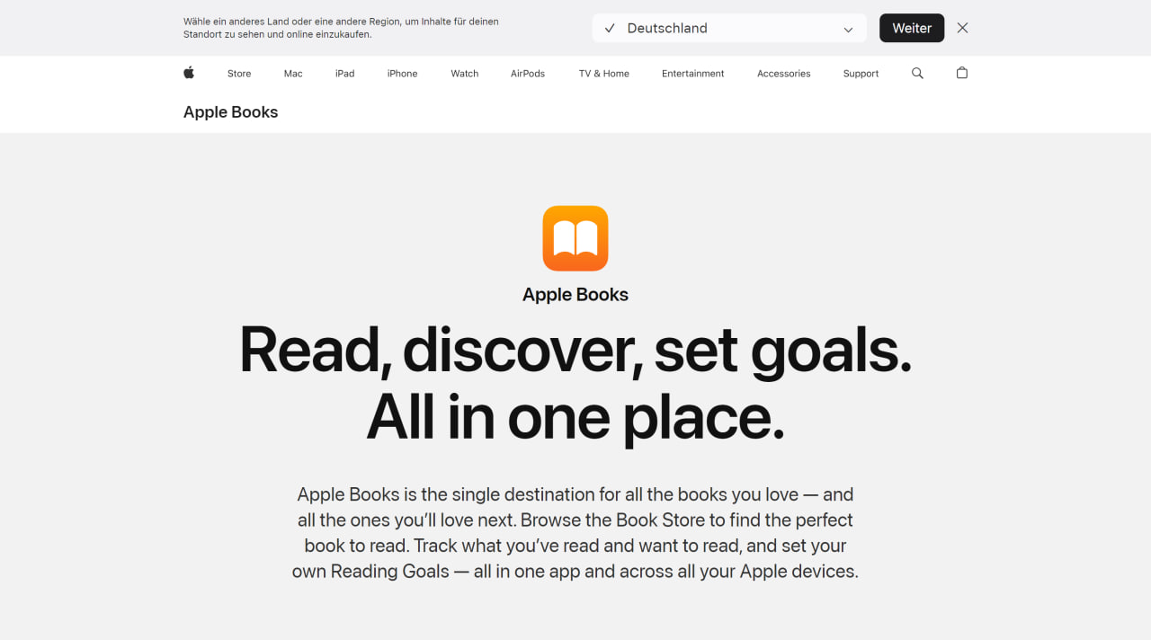 You are currently viewing Apple Books