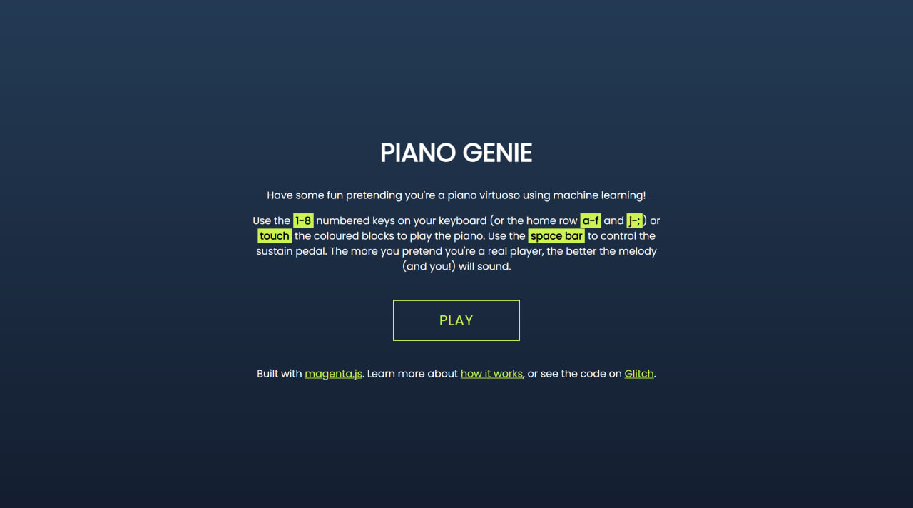 You are currently viewing Piano Genie