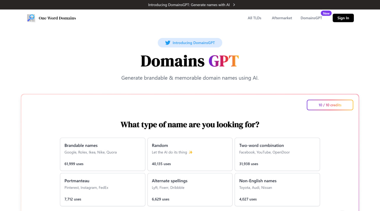 You are currently viewing Domains GPT