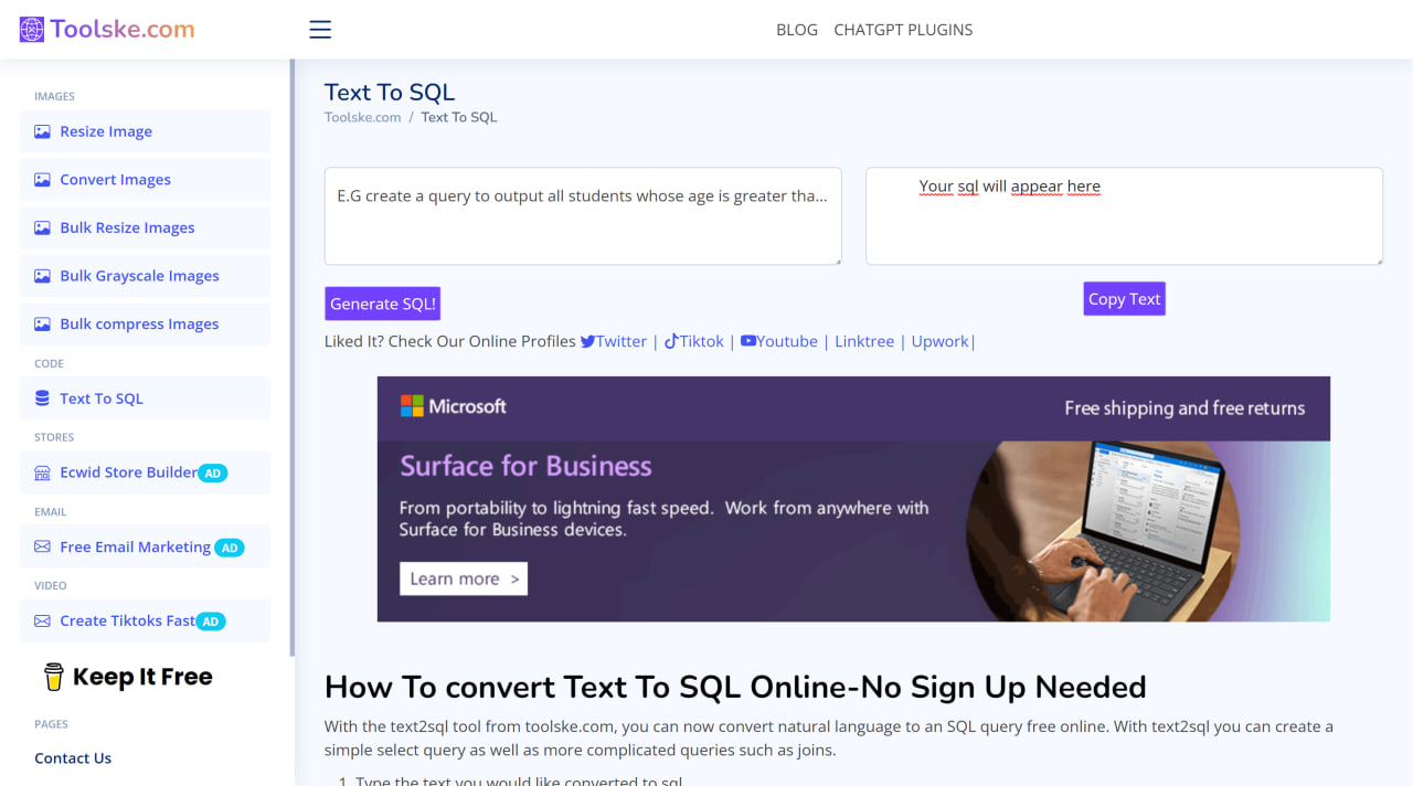 You are currently viewing Text2SQL